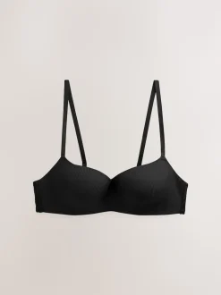 Zwart/roze - Verpakking van 2 lichte ultiem comfort beha's zonder beugel