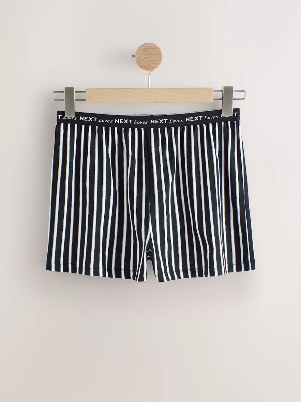 Zwart/roze streep - Korte pyjamaset 2 stuks
