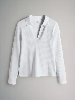 Zwart/roze/wit - The Set 3 Pack Long Sleeve Ribbed Polo Top