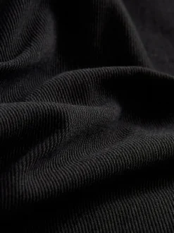 Zwart/Saliegroen - Jersey denim broek met wijde pijpen 2 set