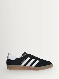 Zwart/wit - adidas Originals - Gazelle sneakers voor binnen