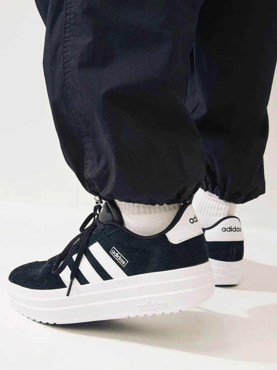 Zwart/wit - Adidas Vl Court Bold sneakers