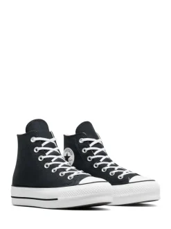 Zwart/wit - Converse Chuck Taylor All Star Lift Wide sneakers