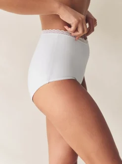 Zwart/wit - Menopause Friendly Cooling Knickers 2 Pack