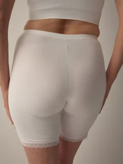 Zwart/wit - Menopause Friendly Cooling Thigh Smoothing Shorts 2 Pack