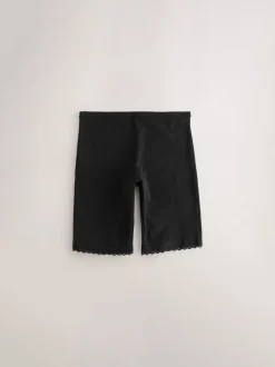 Zwart/wit - Menopause Friendly Cooling Thigh Smoothing Shorts 2 Pack