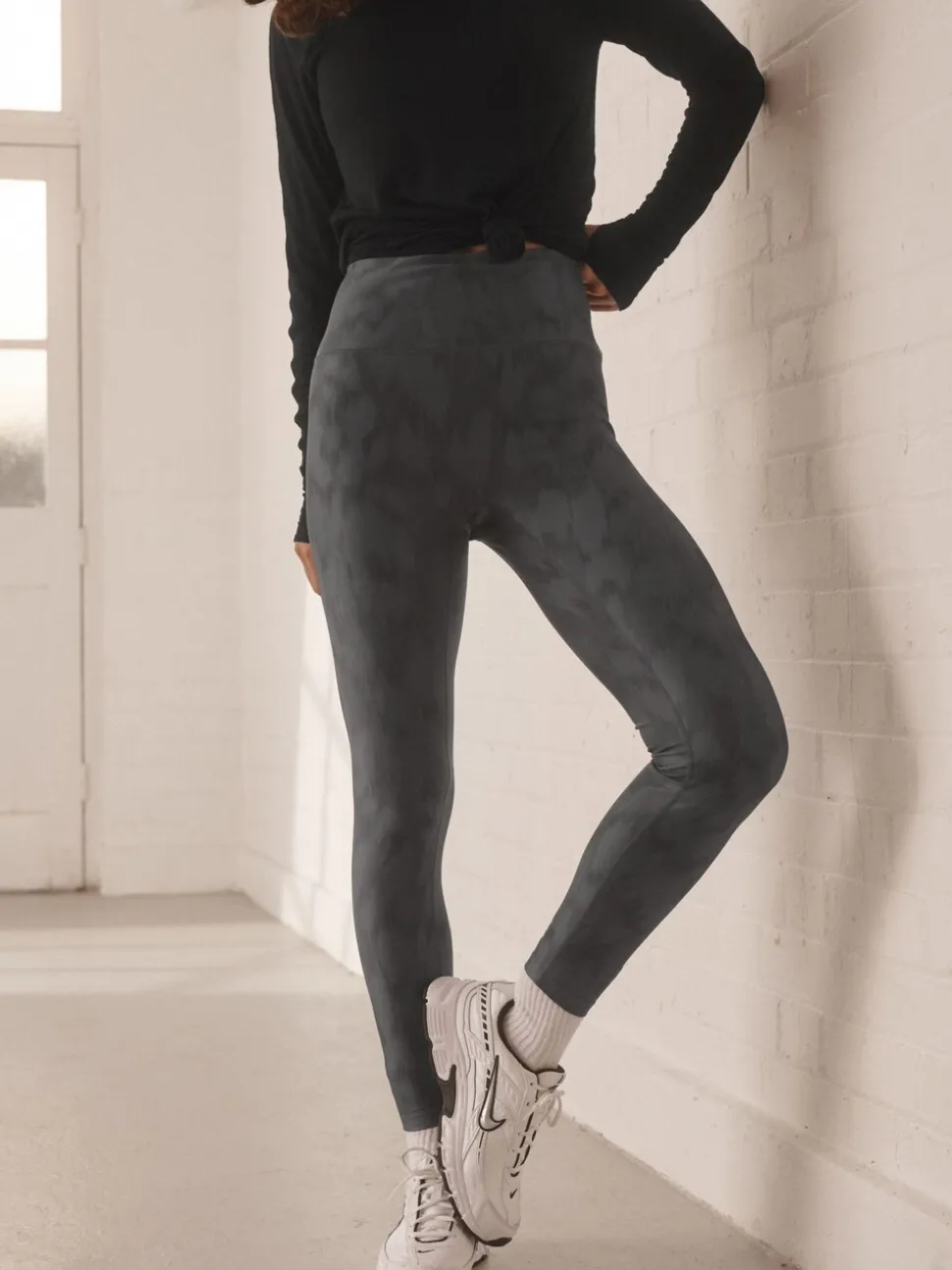 Zwart/wit - Power Active sportlegging