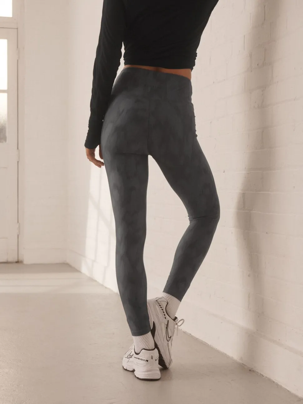 Zwart/wit - Power Active sportlegging