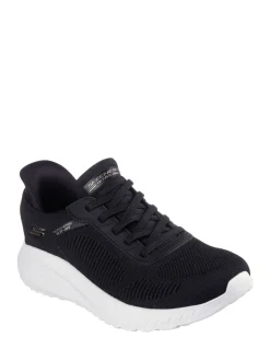 Zwart/wit - Skechers BOBS Sport Squad Chaos Slip In instapsneakers