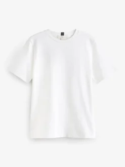 Zwart/wit - Verpakking van 2 dikke T-shirts met korte mouwen