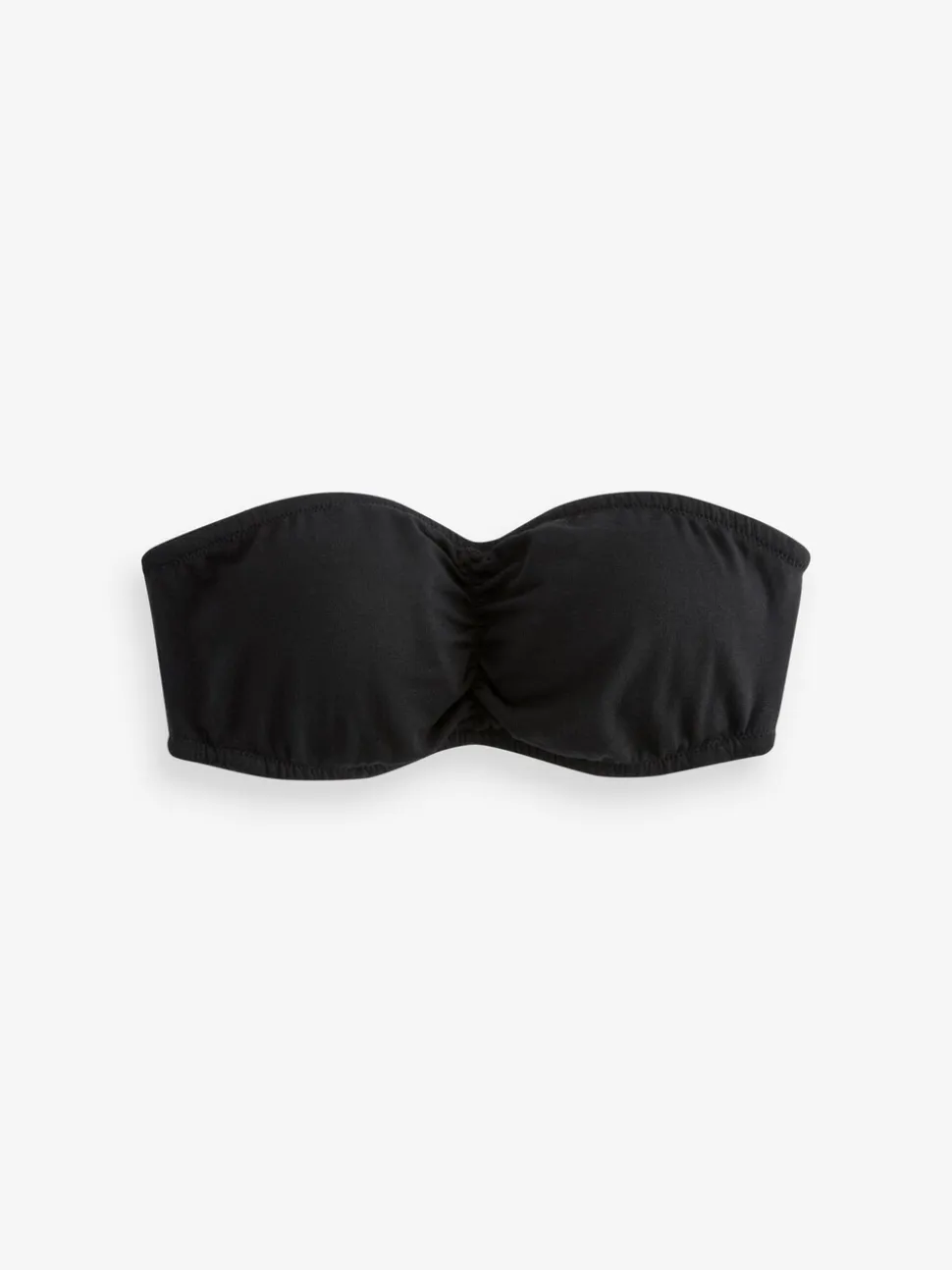 Zwart/wit - Verpakking van 2 katoenrijke bandeau ultimate comfort beha's