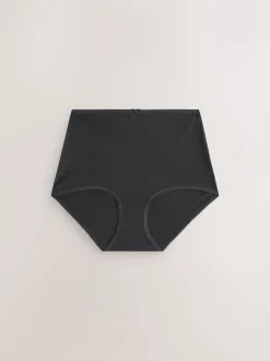 Zwart/wit/pastelroze huidskleur - Full Briefs Cotton Knickers 10 Pack