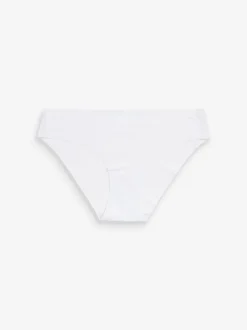 Zwart/wit/praline huidskleur - Geen zichtbare onderbroeklijn comfortabele slips verpakking van 3