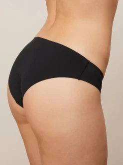 Zwart/wit/praline huidskleur - Geen zichtbare onderbroeklijn comfortabele slips verpakking van 3