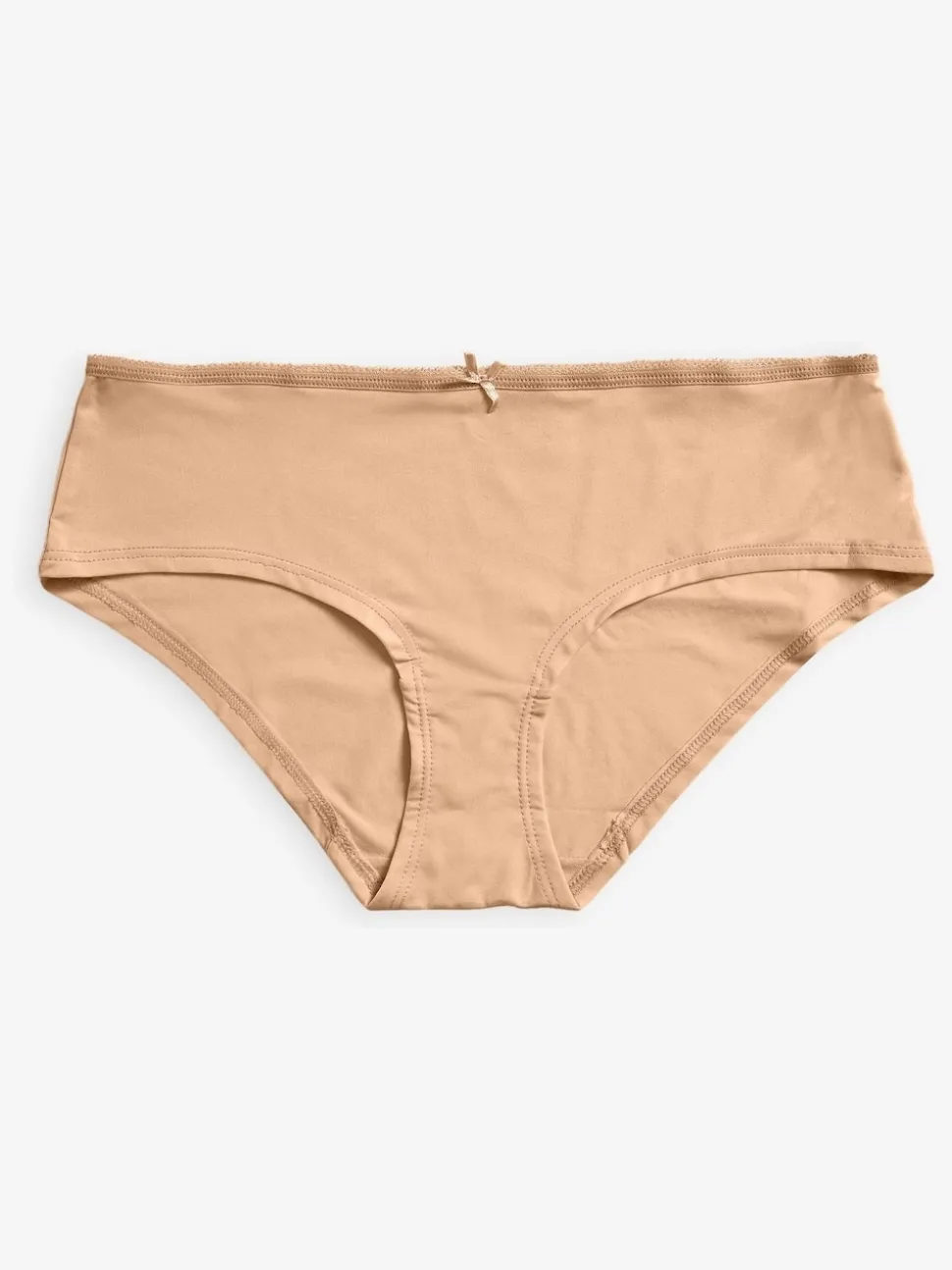 Zwart/wit/praline huidskleur - Set van 5 slipjes van microvezels