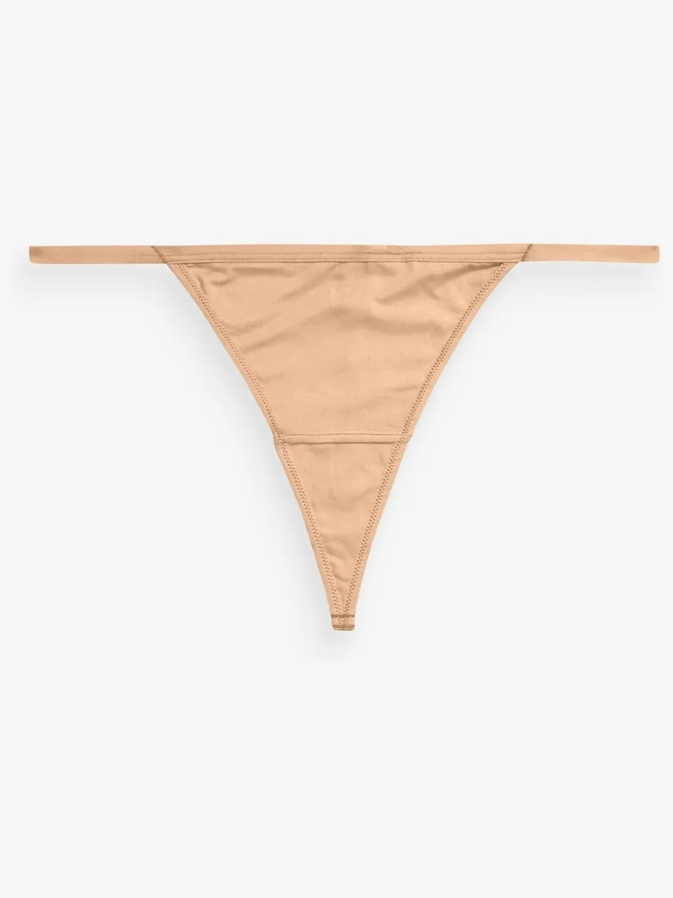 Zwart/wit/praline huidskleur - Set van 5 slipjes van microvezels