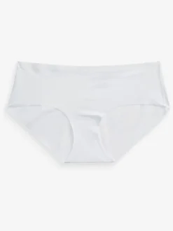 Zwart/wit/praline huidskleur - Geen zichtbare onderbroeklijn comfortabele slips verpakking van 3