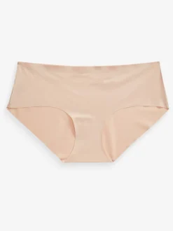 Zwart/wit/praline huidskleur - Geen zichtbare onderbroeklijn comfortabele slips verpakking van 3