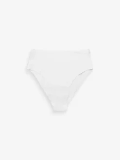 Zwart/wit/praline huidskleur - Geen zichtbare onderbroeklijn comfortabele slips verpakking van 3
