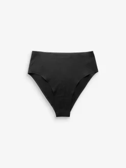 Zwart/wit/praline huidskleur - Geen zichtbare onderbroeklijn comfortabele slips verpakking van 3
