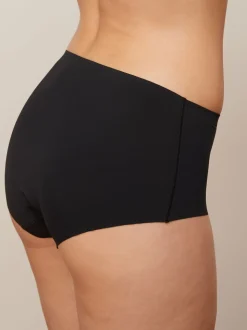 Zwart/wit/praline huidskleur - Geen zichtbare onderbroeklijn comfortabele slips verpakking van 3