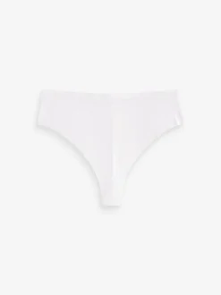 Zwart/wit/praline huidskleur - Geen zichtbare onderbroeklijn comfortabele slips verpakking van 3