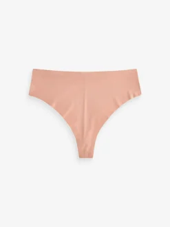 Zwart/wit/praline huidskleur - Geen zichtbare onderbroeklijn comfortabele slips verpakking van 3