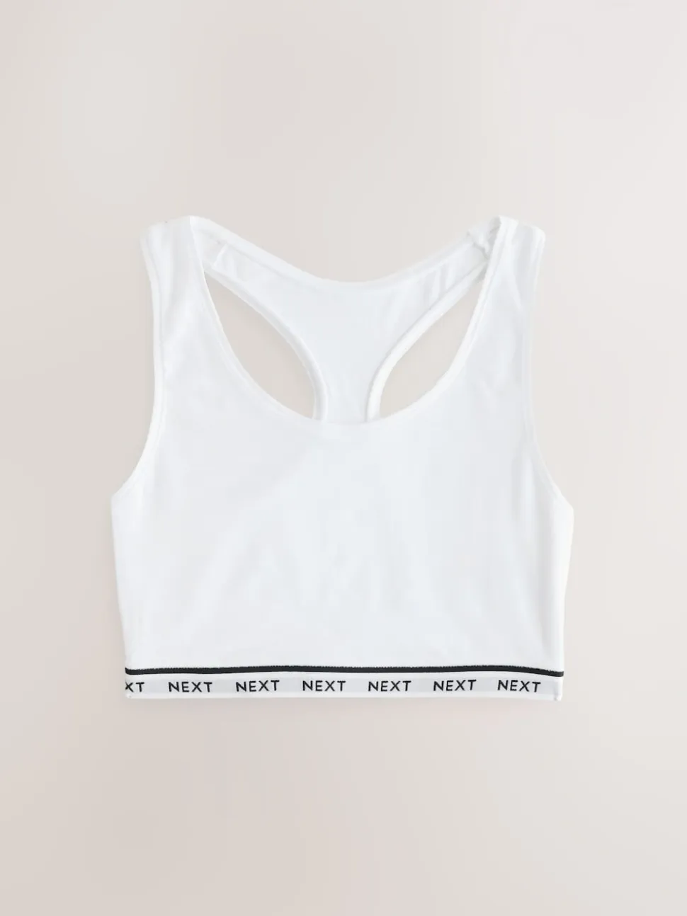 Zwart/zwart/grijs/wit - Ultimate Comfort Cotton Logo Crop Bras 4 Pack